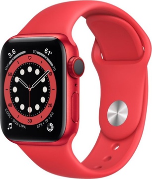 Apple Watch Series 6 GPS + Cellular 40mm Red Aluminum Case with (PRODUCT)RED Sport Band (M02T3, M06R3)