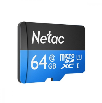 Netac 64 GB microSDXC Class 10 UHS-I + SD adapter NT02P500STN-064G-R