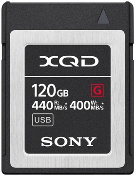 Sony 120 GB XQD G Series PCI Express 3.0 (QDG120F)