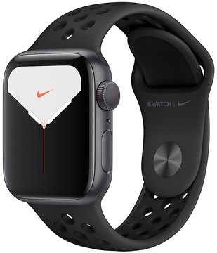 Apple Watch Nike Series 5 GPS 40mm Space Gray Aluminum Case with Anthracite/Black Nike Sport Band (MX3T2)