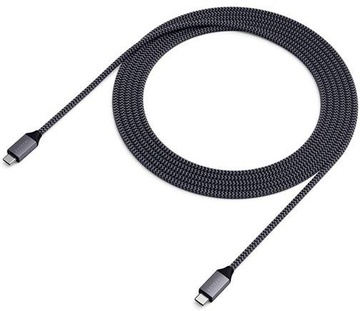 Satechi USB-C to USB-C 100W Charging Cable Space Gray 2m (ST-TCC2MM)