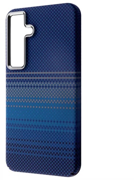 WAVE Gleam Case with Magnetic Ring Samsung Galaxy S26+ (blue stripes)