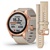 Garmin Fenix 7S Sapphire Solar Rose G. Titanium w. Limestone L. Band (010-02539-35)