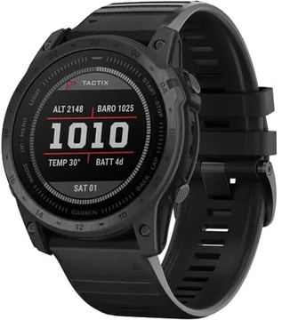 Garmin Tactix 7 Standard Edition Premium Tactical GPS Watch with Silicone Band (010-02704-00/01)