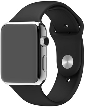 Apple Watch 42mm/44mm/45mm/46mm/49mm Black Sport Band M/L & L/XL (MU9L2)