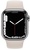 Apple Watch Series 7 GPS + Cellular 41mm Silver Stainless Steel Case with Starlight Sport Band (MKHE3, MKHW3)