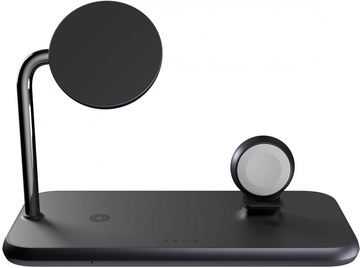 Zens Magnetic + Watch Aluminium Wireless Charger Black with 30W USB-C PD Wall Charger (ZEDC18B/00)