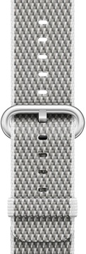 Apple Watch 42mm/44mm/45mm/46mm/49mm White Check Woven Nylon (MQVL2)