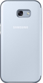 Samsung Neon Flip Cover for Galaxy A3 2017 A320 (EF-FA320PLEGRU) Blue