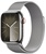 Apple Watch Series 9 GPS + Cellular 41mm Silver Stainless Steel Case With Silver Milanese Loop (MRJ43)