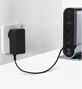 Baseus Working Station Multifunctional Type-C HUB Adapter (CAHUB-BG0G)