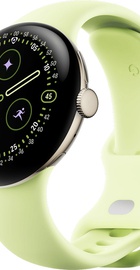 Google Pixel Watch 4 41mm LTE Champagne Gold Aluminum case / Lemongrass Active Band