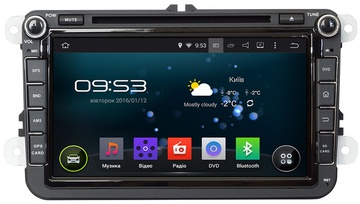 Incar Volkswagen: Passat, Caddy, Golf, Polo, Jetta, Tiguan, Touran, Amarok (AHR-8684) Android