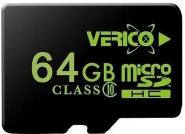 Verico 64 GB microSDHC class 10 + SD adapter (VFE3-64G-V1E)