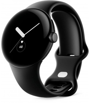 Google Pixel Watch Matte Black Case/Obsidian Active Band (EU Global Version)