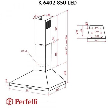 Perfelli K 6402 IV 850 LED