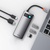 Baseus Metal Gleam Series 5-in-1 (3xUSB3.0 + 4KHD + Type-C) (CAHUB-CX0G)