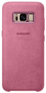 Samsung Alcantara Cover Pink for Galaxy S8
