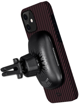Pitaka MagEZ Case Twill for iPhone 12 mini Black/Red (KI1203)