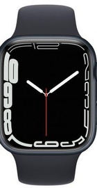 Apple Watch Series 7 GPS + Cellular 45mm Midnight Aluminum Case With Midnight Sport Band (MKJ73)