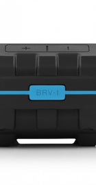 Braven BRV-1 Portable Wireless Black with Cyan Relief and Black Grill