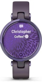 Garmin Lily Midnight Orchid Bezel with Deep Orchid Case and Silicone Band (010-02384-12) (UA)