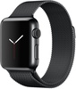 Apple Watch 38mm Space Black Stainless Steel Case with Space Black Milanese Loop (MMFK2)