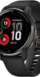 Garmin Venu 2 Plus Slate S. Steel Bezel w. Black Case and S. Band (010-02496-01/11/51))