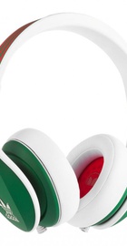 Monster Adidas Originals Limited Over-Ear Green and Red over White