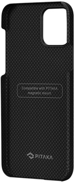 Pitaka MagEZ Case Plain for iPhone 12 Black/Grey (KI1202M)