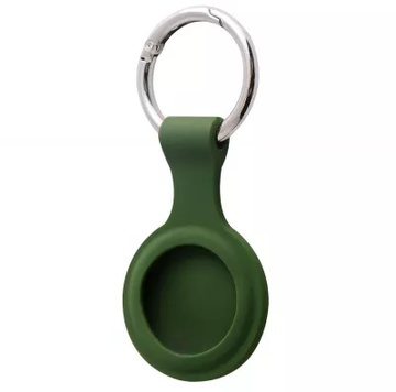 Apple AirTag Silicone Key Ring Army Green