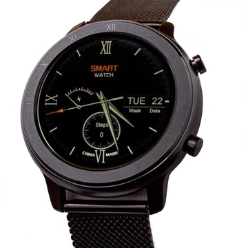 Jiks Watch с пульсоксиметром (Metal-Black)