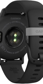 Garmin vivoactive 5 Slate Aluminum Bezel with Black Case and Silicone Band (010-02862-10)