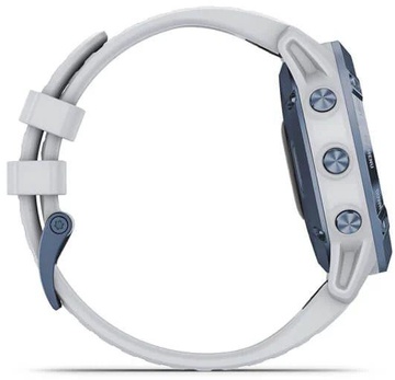 Garmin Fenix 6 Pro Solar Edition Mineral Blue with Whitestone Band (010-02410-19)