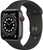 Apple Watch Series 6 GPS + Cellular 44mm Space Gray Aluminum Case with Black Sport Band (M07H3, MG2E3)
