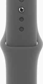 Apple Watch Series 10 GPS + Cellular 42mm Natural Titanium Case With Stone Grey Sport Band - M/L (MWXE3)