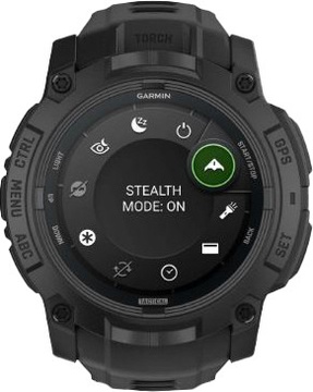 Garmin Instinct 3 50mm AMOLED Tactical Edition Black with Black Band (010-03020-50)
