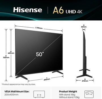 Hisense 50A6Q