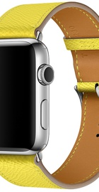 Apple Watch Hermes Leather Single Tour 42mm/44mm/45mm/46mm/49mm Lime Epsom (MPXE2)