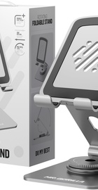 Blueo Rotating Folding Phone Stand Silver