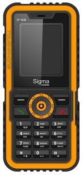 Sigma mobile X-treme IP68 Black Orange (UA UCRF)