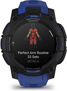 Garmin Instinct 3 45mm AMOLED Black with Blue Band (010-02936-03/43)