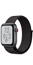 Apple Watch Nike+ Series 4 GPS + Cellular 40mm Space Gray Aluminum Case with Black Nike Sport Loop (MTX92, MTXH2)