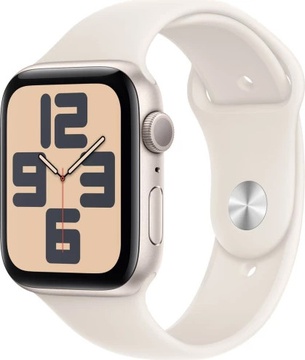 Apple Watch SE 2 GPS 40mm Starlight Aluminium Case w. Starlight Sport Band - M/L (MXEG3)