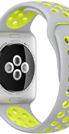 Apple Watch Nike+ 42mm Series 2 Silver Aluminum Case with Flat Silver/Volt Nike Sport Band (MNYQ2)