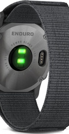 Garmin Enduro Steel with Gray UltraFit Nylon Strap (010-02408-00/10)