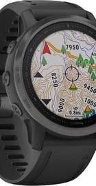 Garmin Fenix 6S Carbon Gray DLC with Black Band (010-02159-25)