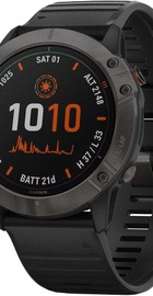 Garmin Fenix 6X Pro Solar Titanium Carbon Grey DLC with Black Band (010-02157-21)