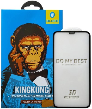 Blueo 3D Full Corning Anti-Shock Glass Black for iPhone Xr/11