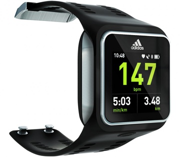 Adidas miCoach Smart Run Black